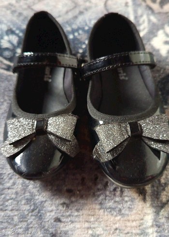 Kız Çocuk Parlak Siyah Bantlı Babet - Görsel 2