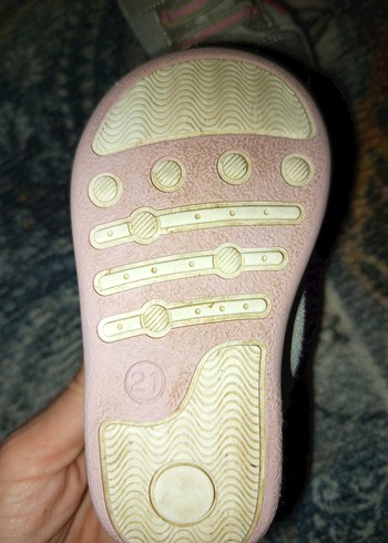 Kız Çocuk İlk Adım Ayakkabısı Pembe Gri - Görsel 3