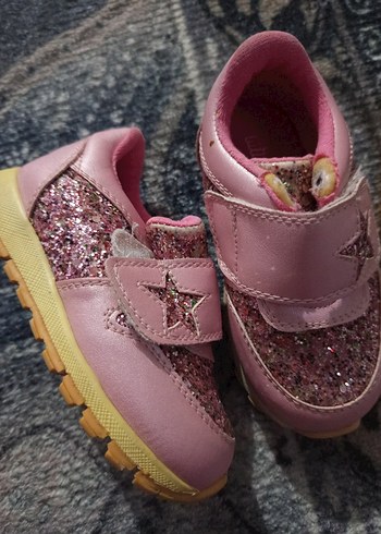 Pembe Parlak Kız Çocuk Spor Ayakkabı - Görsel 2