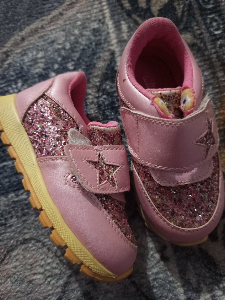 Pembe Parlak Kız Çocuk Spor Ayakkabı - Görsel 2