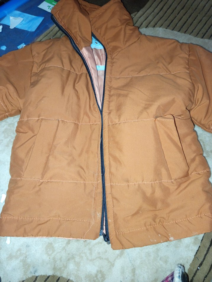 Erkek Çocuk Kahverengi Fermuarlı Mont - Görsel 2