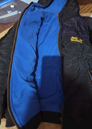 Siyah Kapüşonlu Fermuarlı Erkek Çocuk Ceketi - Görsel 2