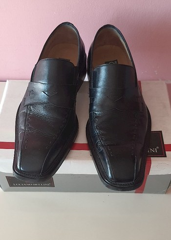 43 Beden Luciano Bellini Siyah Erkek Klasik Ayakkabı