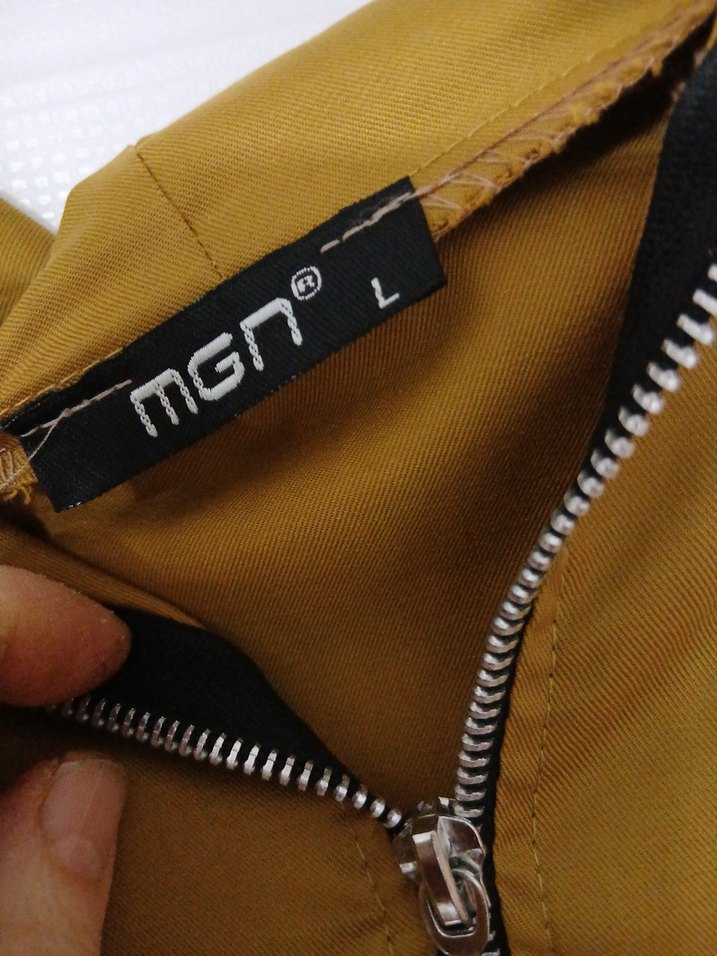 Kapüşonlu Fermuarlı Kahverengi Midi Yağmurluk - Görsel 3