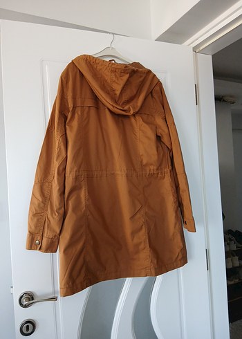 Bej Midi Kadın Süet Düğmeli Ceket - Görsel 4