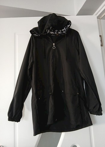 Kadın Siyah Kapüşonlu Goth Ceket - Görsel 5