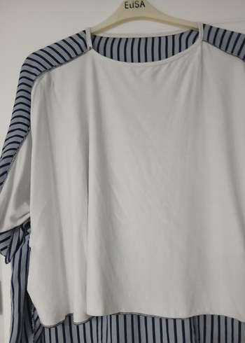 xl Beden asimetrik bluz