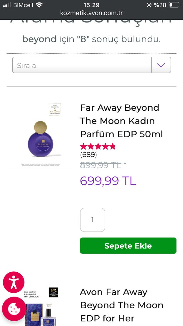 Avon Far Away Beyond The Moon Edp Kadın Parfümü - Görsel 3