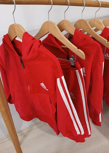 ünisex Fermuarlı Kapüşonlu Eşofman Takımı - Görsel 2