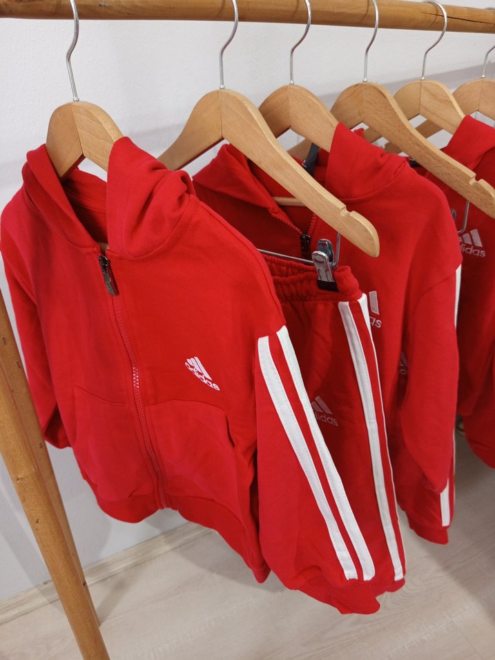 ünisex Fermuarlı Kapüşonlu Eşofman Takımı - Görsel 2