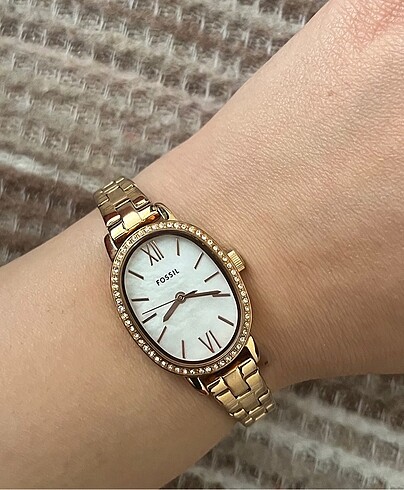  Beden altın Renk Fossil saat