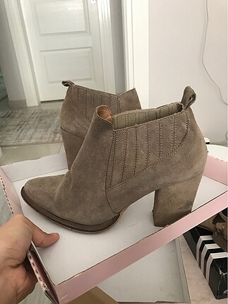 38 Beden camel Renk Topuklu bot