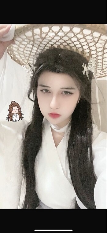 Xie Lian cosplay peruk kostüm