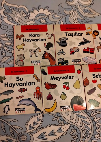 13 parça çocuklar için Eğitici Kitap Seti