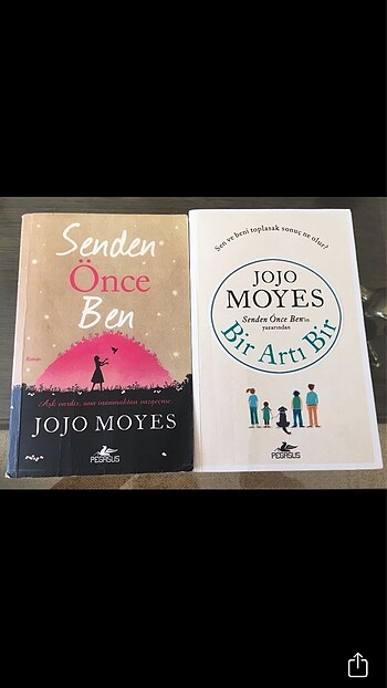 Jojo Moyes?un Senden Önce Ben ve Bir Artı Bir kitapları. Pegasus