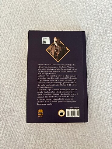 Beden Kuyucaklı Yusuf. Sabahattin Ali. Ema Kitap.