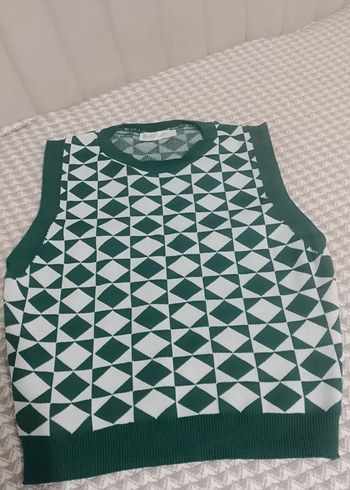 Koyu Yeşil Kadın Triko Süveter - Görsel 2