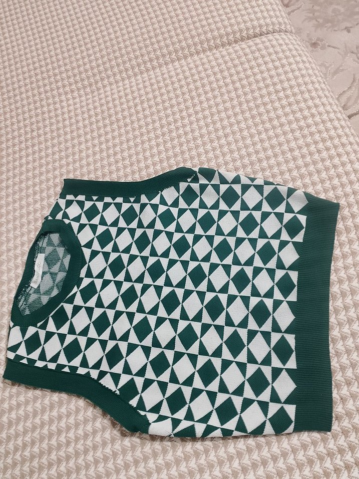 Koyu Yeşil Kadın Triko Süveter - Görsel 3