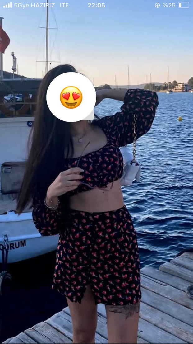 Siyah Çiçek Desenli Dantel Detaylı Mini Mayo - Görsel 2