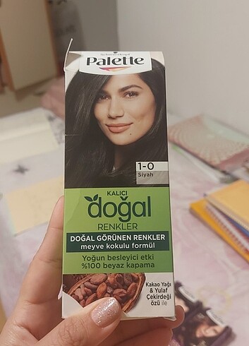 Saç boyası palette kullanılmadı