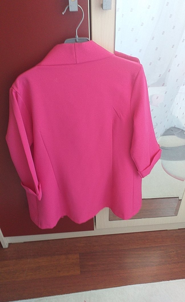 Kız Çocuk Pembe Bolero Ceket - Görsel 3