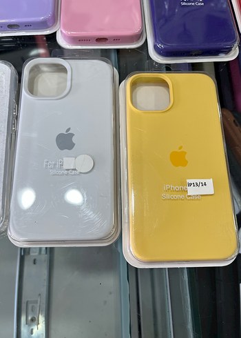Sarı Parlak iPhone 13/14 Silikon Kılıf