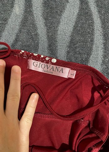 m Beden bordo Renk Bordo Bağlamalı Mini İp Askılı bluz