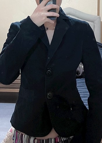 Y2k gotik blazer ceket - Görsel 2