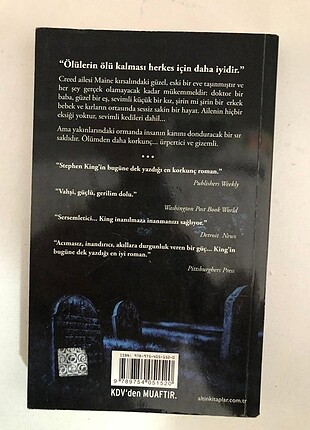  Stephen king hayvan mezarlığı 
