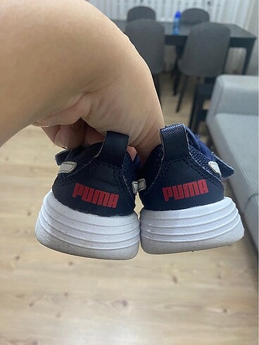 21 Beden lacivert Renk Puma orjinal bebek spor ayakkabı