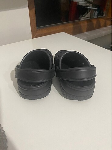 23 Beden siyah Renk Çocuk terlik crocs model