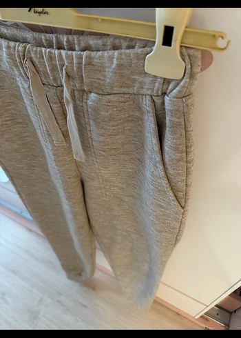 Bej kadın mango Rahat Kesim Eşofman - Görsel 4