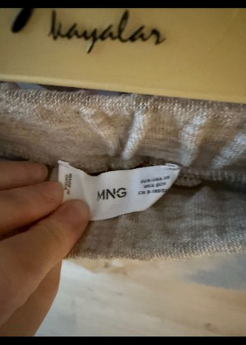 Bej kadın mango Rahat Kesim Eşofman - Görsel 3