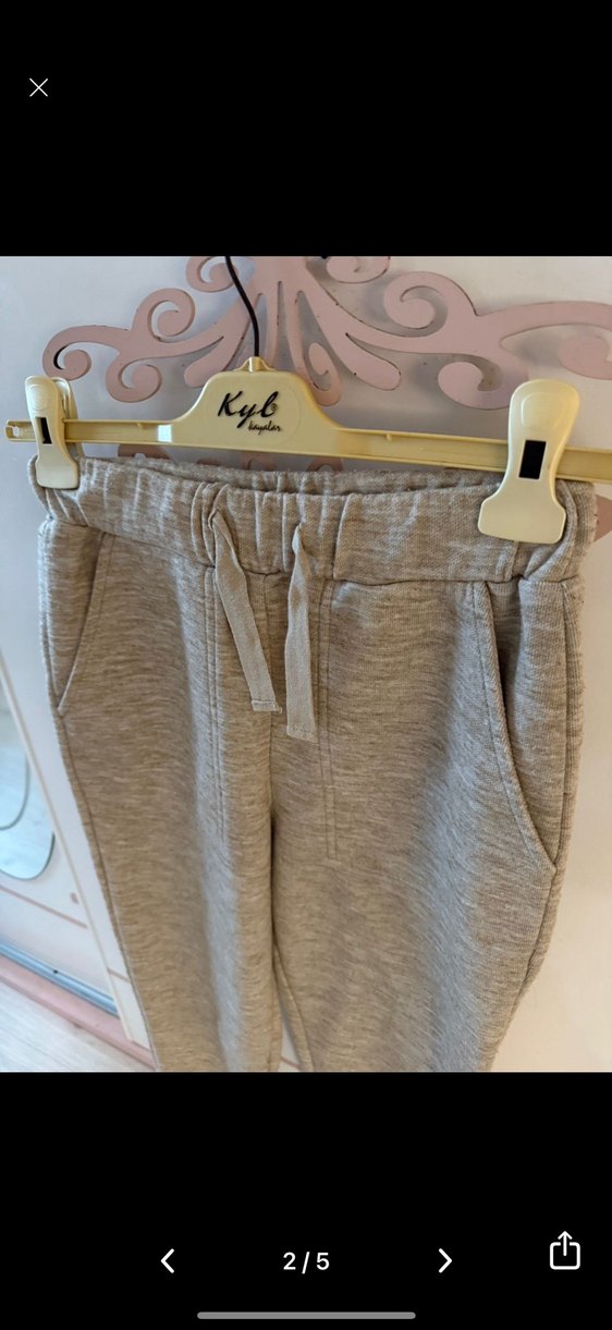 Bej kadın mango Rahat Kesim Eşofman - Görsel 2