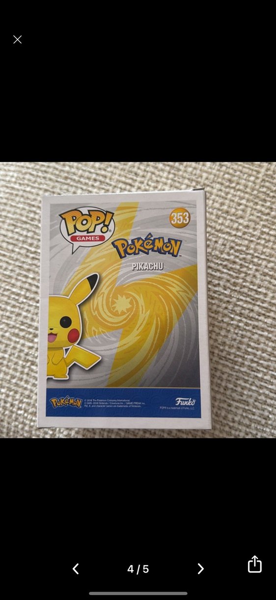 Sarı Pikachu Funko Pop 353 Figür - Görsel 4