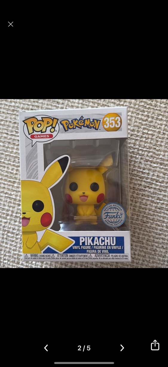 Sarı Pikachu Funko Pop 353 Figür - Görsel 2