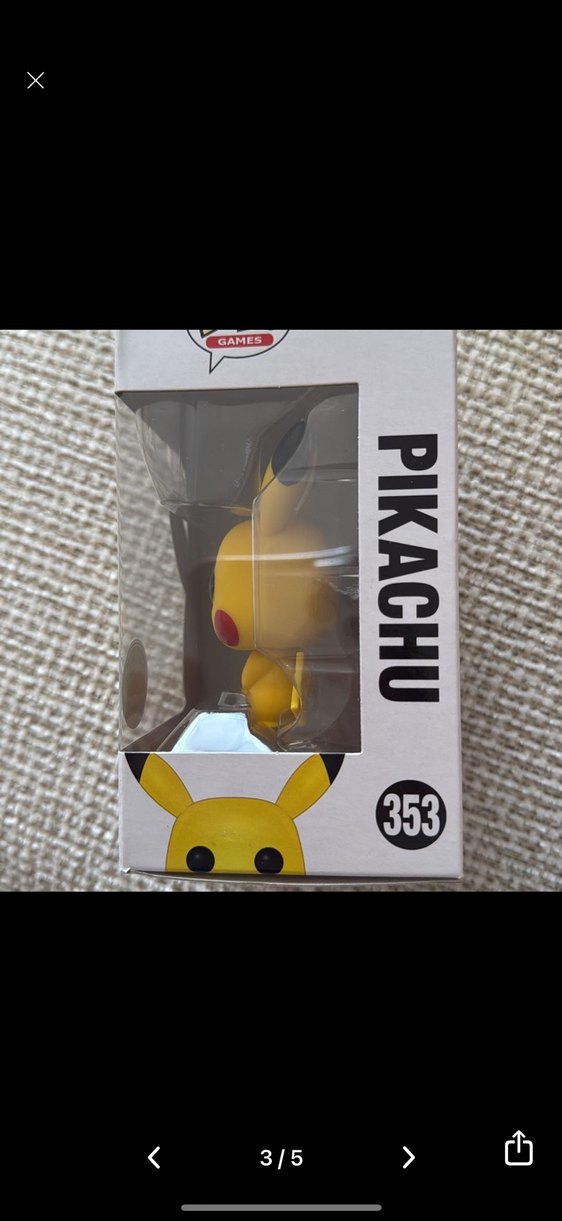 Sarı Pikachu Funko Pop 353 Figür - Görsel 3