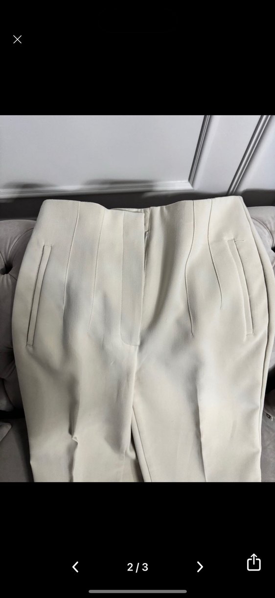 Bej Kadın Zara Pantolon - Görsel 4