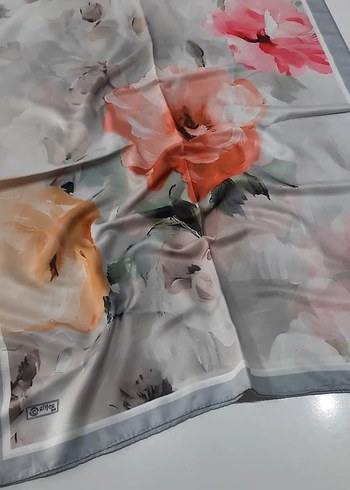 çiçekli pamuklu soft şal