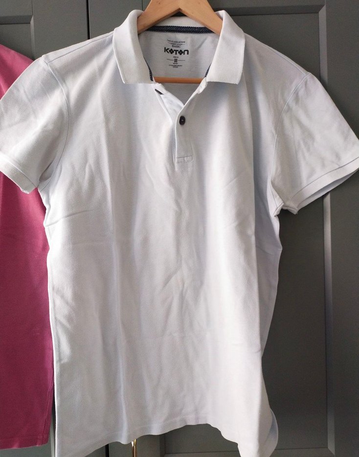Koton Kısa Kollu Polo Tişört - Görsel 3