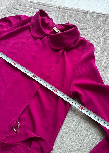 Uzun Mor Kadın Tunik - Görsel 4