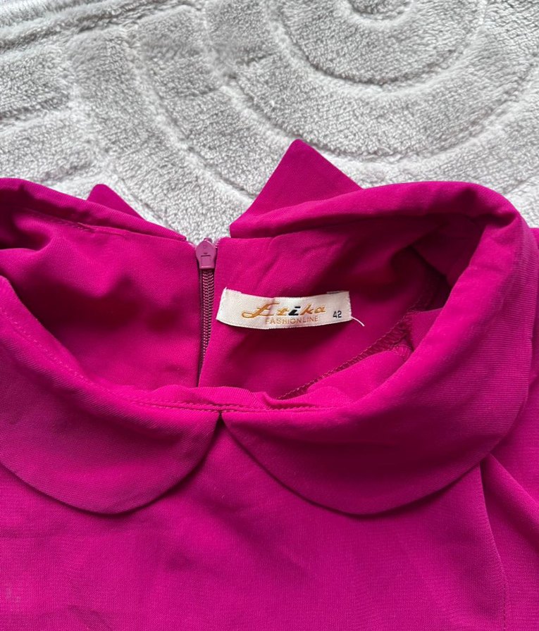 Uzun Mor Kadın Tunik - Görsel 5