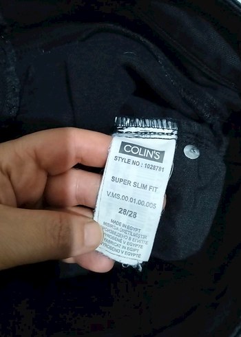 Colins  Siyah Regular Fit Denim Jean - Görsel 3