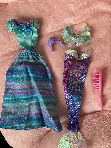 barbie fairytopia mermaid kıyafet seti