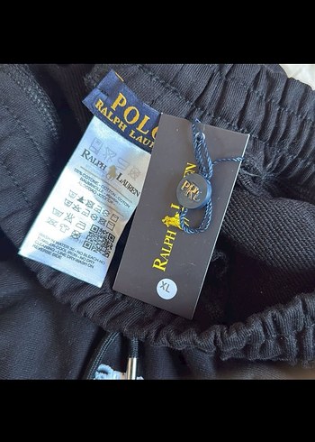 Siyah Erkek Polo Ralph Lauren Eşofman Altı - Görsel 4