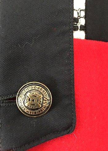 40 Beden kırmızı Renk Düğmeli Kırmızı Kadın Yelek