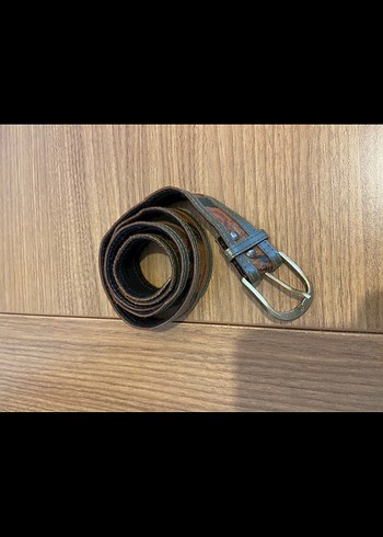 Kahverengi Bohem Deri Tokalı Kemer - Görsel 3