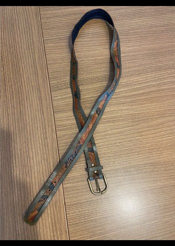 Kahverengi Bohem Deri Tokalı Kemer - Görsel 5