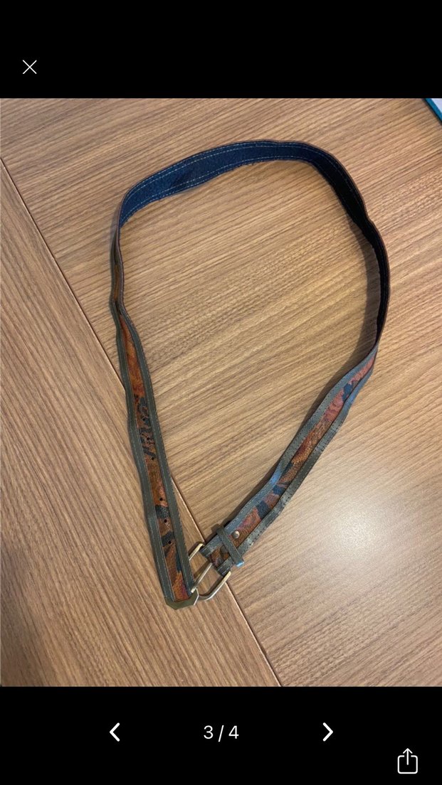 Kahverengi Bohem Deri Tokalı Kemer - Görsel 2