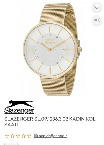 Slazenger Kadın bakir Renk Minimalist Kol Saati